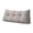 Light Gray, variant on Bed Reading Backrest Cushion with Side Storage Pocket High Density Foam Headboard Support Pillow Ergonomic Triangular Leaning Bolster for Bed Sofa Daybed