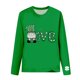 thumbnail image 2 of TaTaai Women St. Patrick's Day Print Casual Loose Round Neck Long Sleeve T-Shirt Fashion Soft Top Lightweight for Daily Party Office Vacation Gift, 2 of 6