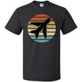 thumbnail image 3 of Inktastic Airplane Pilot Vintage Sunset T-Shirt, 3 of 5