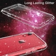 thumbnail image 3 of JETech Glitter Case for iPhone XR, 6.1-Inch, Bling Sparkle Shockproof Phone Bumper Cover, Cute Sparkly for Women and Girls (Clear), 3 of 7
