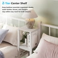 thumbnail image 6 of Ktaxon Metal Twin Triple Bunk Bed, Twin over Twin over Twin XL Bed Frame for 3, Separates Into 3 Twin Beds, White, 6 of 9