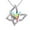 Multicolor, variant on Botrong Ladies Butterfly Necklace Multicolor Fashion Pendant Necklace Gifts for Family