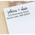 thumbnail image 3 of Printtoo Personalized Self Inking Return Address Stamper Custom Stationary Rubber Stamps, 3 of 6