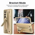 thumbnail image 3 of Dteck Slim Fit for Z Fold 6 Case with S Pen & S Pen Holder, Tempered Glass Screen Protector & Adjustable stand Hinge Protection Shockproof Lightweight Full Protective Cover for Z Fold 6 5G,Gold, 3 of 8