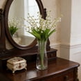 thumbnail image 5 of HuiXinOu 6-Pack Artificial Lily of the Valley Bouquet, Realistic Fake Flower Bunch, Perfect for Wedding, Home Decor, Wind Chimes and Photography Props, 5 of 6
