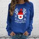 thumbnail image 1 of Pntutb Navidad moda mujer Casual manga larga cuello redondo impreso señoras sudadera tops Pntutb Pntutb-4416, 1 of 4