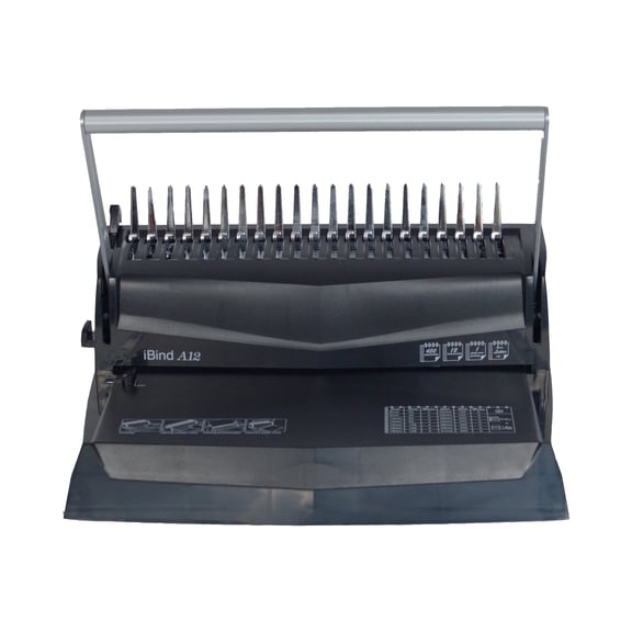 SircleCorp A12 Plastic Comb 12 Sheets Punched Comb Binding Machine, 1 Count