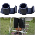 thumbnail image 6 of Wswqop 2 Pieces Walker Ski Glides Ski Trail Feet Cover Coaster Skis for Seniors Folding Black Hole 25mm, 6 of 9