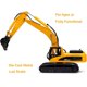 thumbnail image 2 of Excavadora de Juguete de Metal Top Race Cargador Frontal, 2 of 7