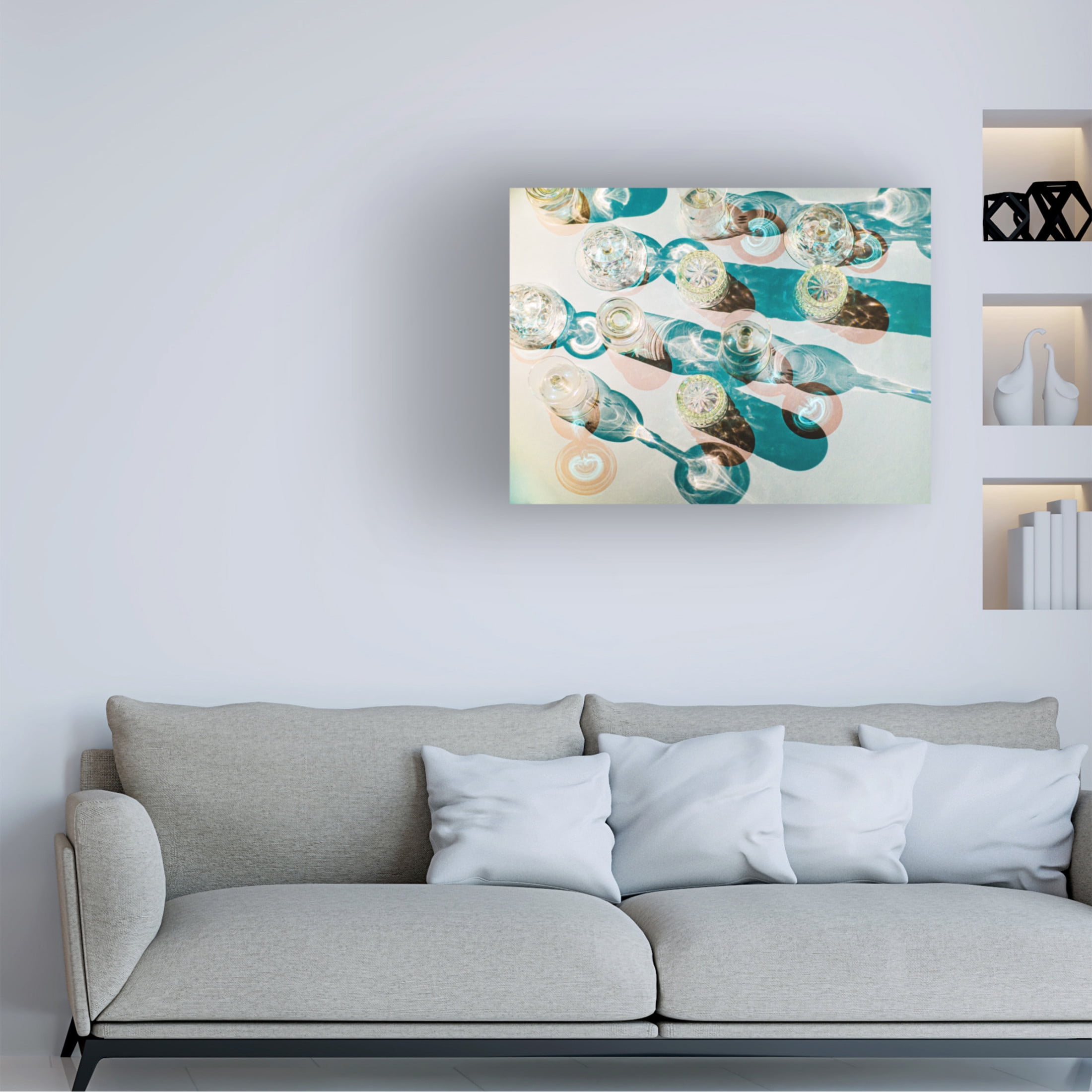 Trademark Fine Art Monica Valentina Patrascoiu Fragile Shapes Canvas Wall Art