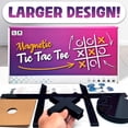 thumbnail image 2 of HMMAGNETS Magnetic Tic Tac Toe Wall-Mount Game – 17"x17" Adhesive Board, 2 of 9