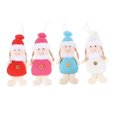 

Sofullue 2021 New Year Gift Cute Christmas Angel for Doll Hanging Pendant Girl Elf Xmas Tree Ornament Christmas Decorations for Home Party