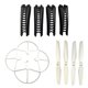 thumbnail image 2 of Juego de Accesorios RC Quadcopter Sunnimix para B5W F20 Incluye 4 Hélices 4 tren de Aterrizaje 4 piezas de Bastidor de Protección negro, 2 of 8