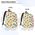 thumbnail image 3 of Lsque Cartoon Flowers Pattern Canvas Daypack, Durable Backpack, High-quality Versatile Backpack,Vintage Compact Backpack-Small, 3 of 6