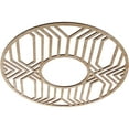 thumbnail image 2 of 24"OD x 8 3/4"ID x 1/4"T Empire Wood Fretwork Pierced Ceiling Medallion, Red Oak, 2 of 3