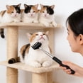 thumbnail image 2 of Retractable Cat Wand Toy, Long Handle Interactive Teaser with Scratch Pad & Massage Tip, Adjustable Cat Charmer Stick for Active Play, Boredom Relief, Indoor Exercise, Durable Pet Wand, Gift for Cats, 2 of 7