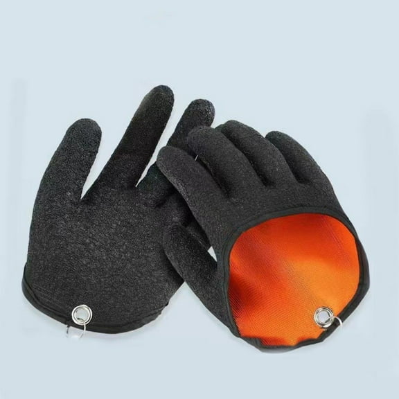 Fishing Gloves for Men and Women, Waterproof & Puncture Resistant with Superior Grip, Non-slip Dexterity for Safe Handling, Ideal for Winter Fishing, Saltwater and Freshwater Angling