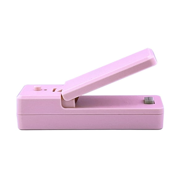 Zunammy Portable Mini Heat Sealer Sealing Machine Impulse Handheld Food Bag - Pink