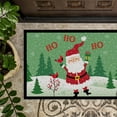 thumbnail image 3 of Carolines Treasures VHA3016JMAT Merry Christmas Santa Claus Ho Ho Ho Door Mat Indoor Rug or Outdoor Welcome Mat 24x36, 3 of 4