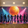 thumbnail image 6 of Mirror Ball Design Disco Party Banner Colorful Lights Party Banner Shiny Disco Retro Dance Party Banner for Disco Party Dance Event Retro Celebration, 6 of 9