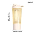 thumbnail image 3 of Fitness Sports Protein Shaker Cup with Mixing Tool | 500Ml Portable Blender Bottle for Protein Powder | Leak-Proof Water Bottle with Storage Compartment for Gym, Running, and Outdoor Workout, 3 of 7