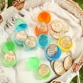 thumbnail image 4 of Decoraciones de Pascua, adornos de Pascua, regalos de Pascua, 27 piezas de huevos de Pascua para niños, relleno de monedas de madera, huevos de Pascua, huevo de Pascua, 4 of 6