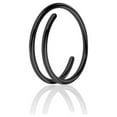 thumbnail image 4 of Double Hoop Ring for Single Piercing Hoop Surgical steel Annealed Twist Ring 20G, 4 of 9