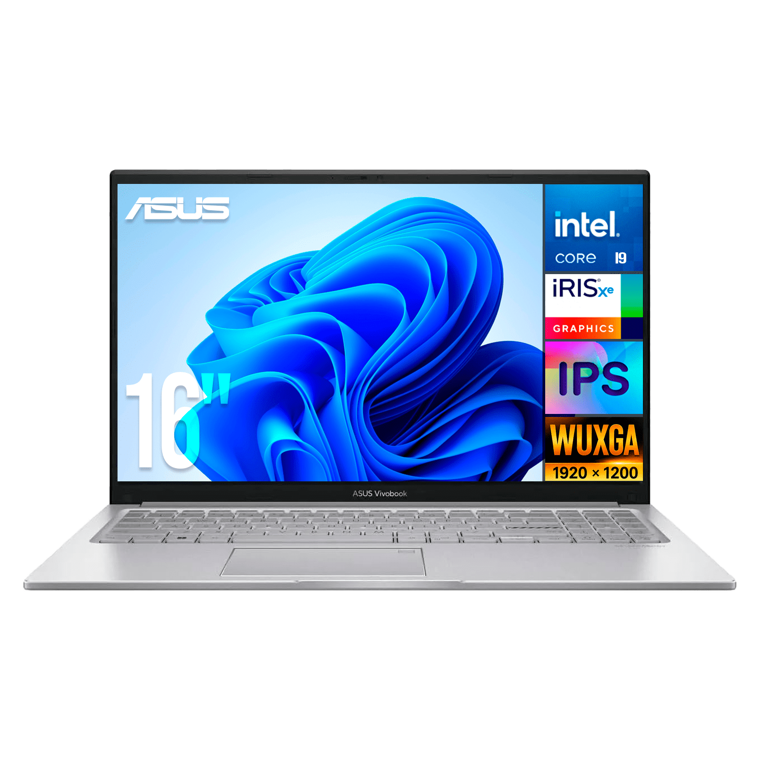 Laptop ASUS Vivobook 16 F1605VA Intel Core i9 13900H 16GB DDR4 1TB SSD Pantalla 16" IPS WUXGA Windows 11 Teclado Ingles