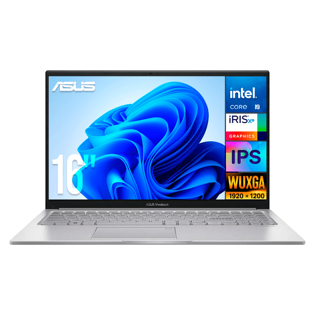 Laptop ASUS Vivobook 16 F1605VA Intel Core i9 13900H 16GB DDR4 1TB SSD Pantalla 16" IPS WUXGA Windows 11 Teclado Ingles