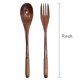 thumbnail image 5 of Juego De Cuchara Y Tenedor De Madera, Cubiertos De Cocina, 6 Cucharas Y 6 Tenedores., 5 of 5