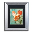 thumbnail image 2 of Trademark Fine Art "Tulips Ablaze II" Canvas Art by Color Bakery, Black Matte, Silver Frame, 2 of 4