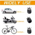 thumbnail image 2 of Car Wheel Tire Valve, 4 Pack Handmade Crown Crystal Rhinestone Car Stem Air Caps Cover, Attractive Dustproof Bling Car Accessories, Universal for Most Vehicles-Crown, Black, 2 of 4