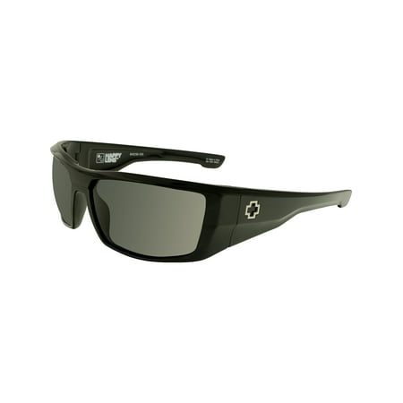 Spy Men's Dirk 672052038863 Black Rectangle Sunglasses