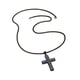 thumbnail image 5 of Collar con colgante de cruz de metal, elegante collar de cadena para fiestas y viajes. Azul, 5 of 9