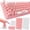 91PCS - Pink, variant on 91PCS Long Nails Keyboard Stickers, Self-Adhesive Keyboard Bubbles for Long Nails Typing and Gaming, Heart-Shaped Silicone Keyboards Cover for Women Girls Nail Art PC Keyboards Caps - Pink
