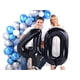 thumbnail image 1 of Globos de 40 números negros Giant Jumbo Number 40 Foil Mylar Globos para Mujeres Hombres 4 Colorful Elves COLORFUL ELVES, 1 of 2