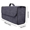 thumbnail image 1 of Large Anti Slip Compartment Boot Storage Organizer Tool Car Storage Bag Car Trunk Organizer Soft Felt Storage Box Accessories, 1 of 7