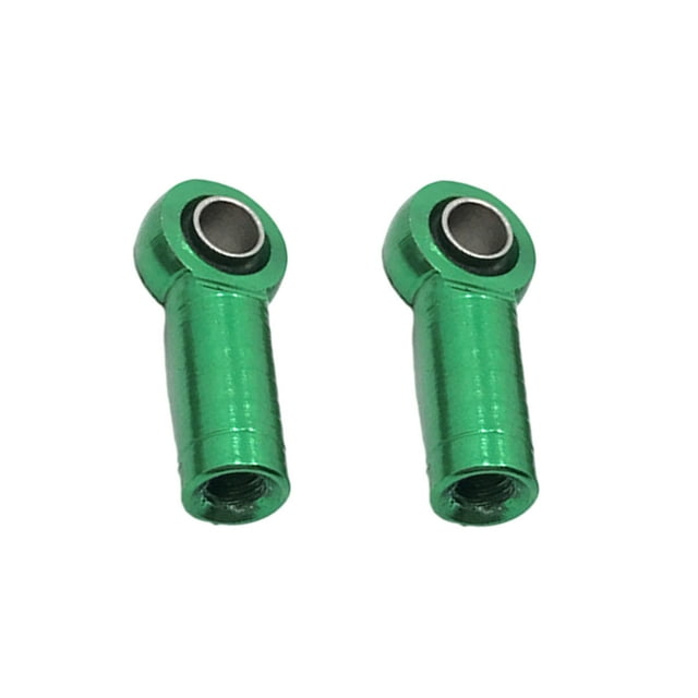 Vogacara 2 pack/lote aleación M3 junta de extremo de varilla de enlace 3MM agujero de cabeza de bola L 4,5 MM para RC coche camión pieza de Kits de construcción modelo Verde