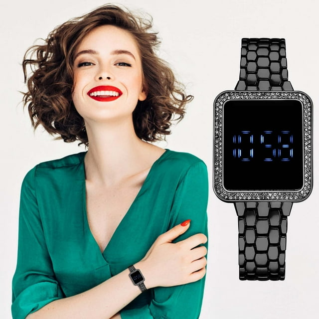 Stylish Women's Digital Watch with Large High Resolution Screen Display for Modern Ladies