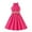 Hot Pink, variant on CHEEREAM Big Girl Sleeveless Dress Kids Halter Pleated Chiffon Flower Wedding Bridesmaid Formal Party Dresses for 6-13 Years Blue 9Y