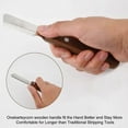 thumbnail image 4 of Professional Skinning Knife for Dogs, Skinning Knife Tool for Dogs Hand Skinning Knife for Border Terriers Pet Grooming Tool Ergonomic Wooden Handle (, 4 of 5