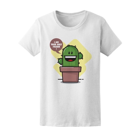 Funny Cactus Tee Women's -Image by Shutterstock