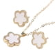 thumbnail image 4 of Collar de flores Pendientes Charm Moda Accesorios de disfraces Conjunto de joyas Pendientes Blanco Yuyangstore Collar colgante, 4 of 8