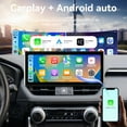 thumbnail image 4 of 12.3 inch Carplay Screen/Radio/Multimedia Player for Toyota RAV4/Wildlander 2020-2024 Universal Car Navigation/GPS Upgrade Headunit Android Display 1080P Touch Screen Replace System Accessories, 4 of 15