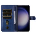 thumbnail image 2 of For Samsung Galaxy S23 FE Zipper Pocket Wallet Foldable Stand Calf Phone Case Cell Phone Case, 2 of 5
