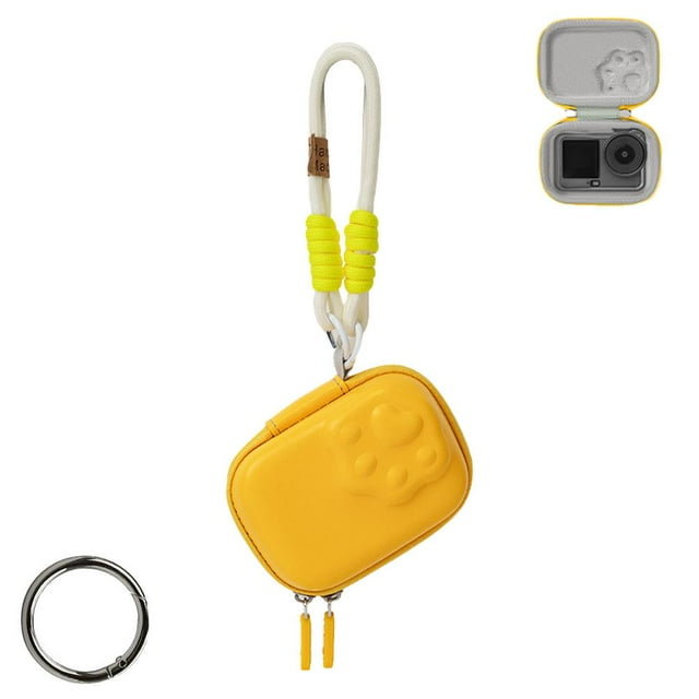 Pour dji Action6 Caméra d'Action Étui de Transport, Mini Sac Patte de Chat Portable Lot V7