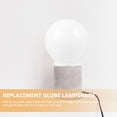 thumbnail image 3 of unbranded Outdoor Acrylic Replacement Lamp Shade White Globe Design for Garden Lamps, 3 of 8