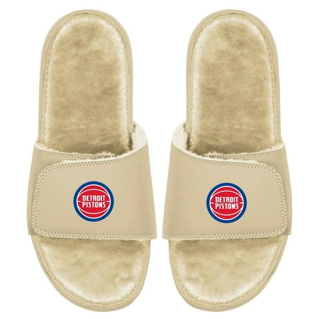 

Men s ISlide Tan Detroit Pistons Dune Faux Fur Slide Sandals
