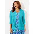 thumbnail image 2 of Catherines Women's Plus Size Mixed Media Cardigan, 2 of 3