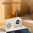 thumbnail image 5 of Radio FM Portátil Recargable Pequeño Altavoz Bluetooth Inalámbrico Sonido Estéreo Envolvente USB Radios Vintage Verde, 5 of 5